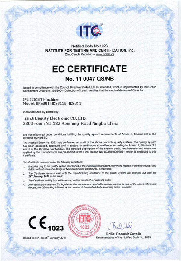 CERTIFICADO CE